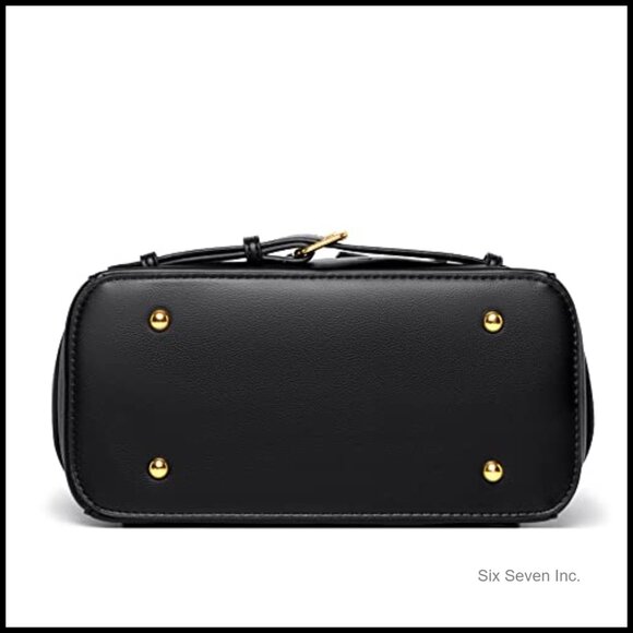 Leather Backpack with Chain Strap, Zipper Closure, Utility Pocket main image 4